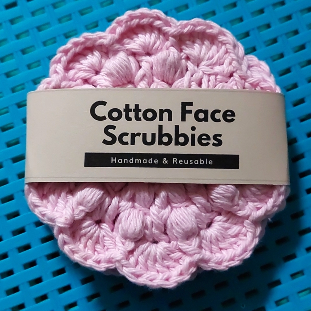 Crochet Super Scrub Facial Rounds▪︎Set of 3